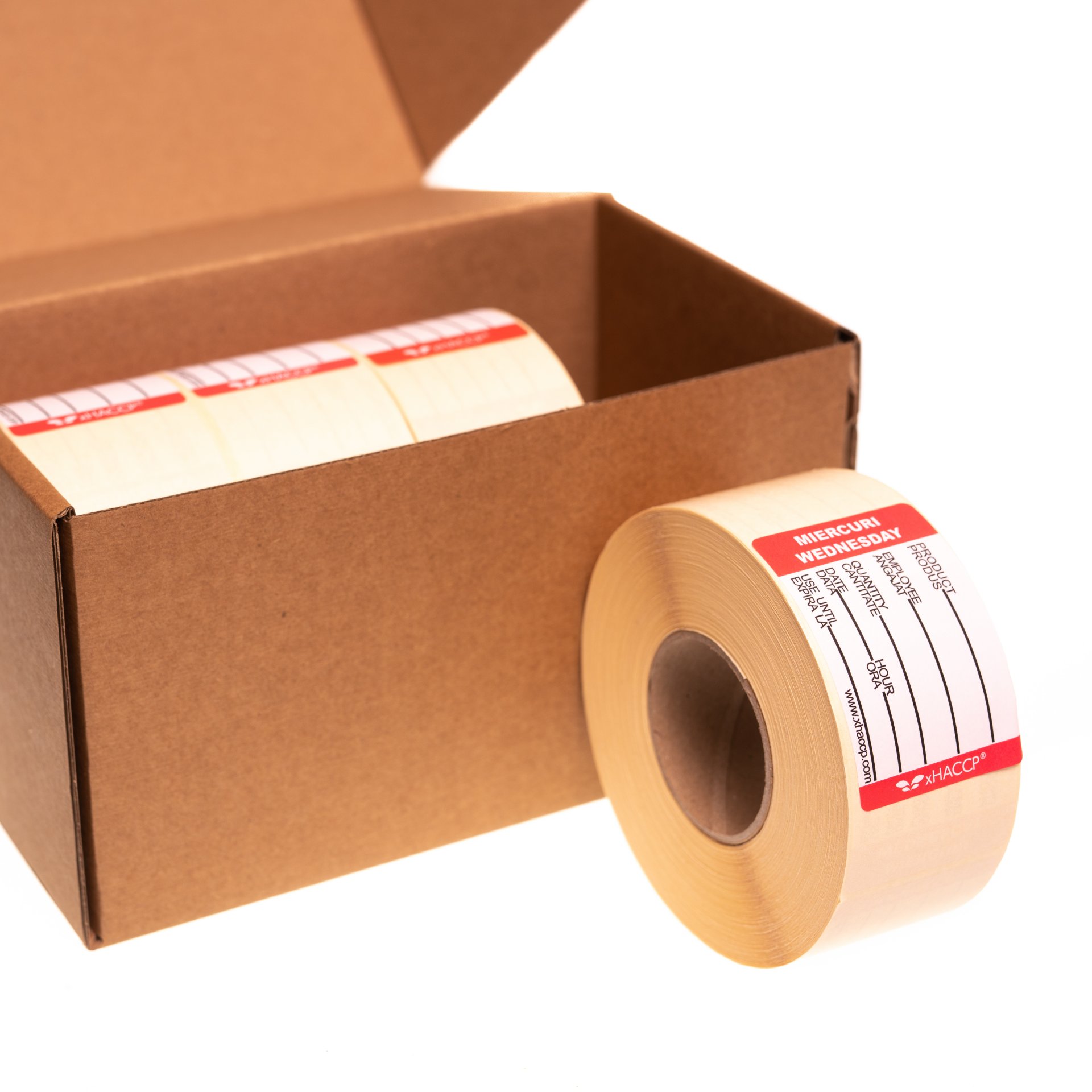 Set 4 role etichete xHACCP - Miercuri